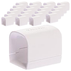 디클루 케이블톡 심플한 선정리클립, 24개, 화이트