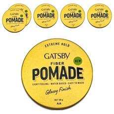 GATSBy 隨意纖維髮油膠, 6個, 80g