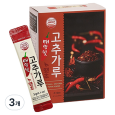 태양빛 땡초고춧가루 스틱 20p, 60g, 3개