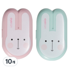 eyekan 소울리치 토끼 콘텍트렌즈 케이스, 랜덤발송, 10개