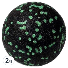深層舒緩涼感按摩球 8cm, 綠色花紋, 2個