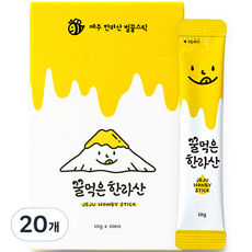 꿀먹은 한라산 벌꿀 스틱, 100g, 20개