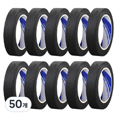 OON 마스킹 테이프 검은색 15mm, 50개