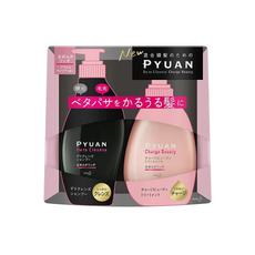 Kao 花王 純淨養護洗潤組 柔順豐盈 甜李+山茶花 500ml, 1組