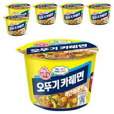 오뚜기 카레면 용기 110g, 6개