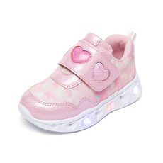 La Stella 兒童愛心雪酪LED發光運動鞋