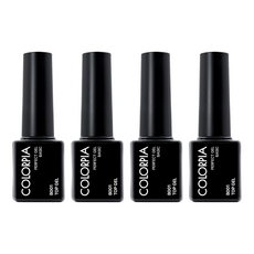 Colorpia 完美免擦拭凝膠封層膠, B001, 4個, 6g