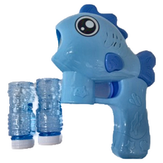 趣味魚電動泡泡槍, 顏色隨機, 1個