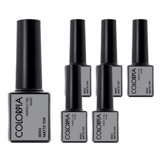 Colorpia 完美免清潔凝膠封層膠, B003 霧面封層, 6個, 6g