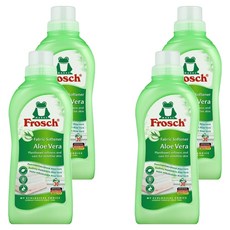 프로쉬 섬유유연제 알로에베라 본품, 750ml, 4개
