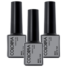 Colorpia 完美免清潔凝膠封層膠, B003 霧面上衣, 3個, 6g