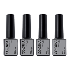 Colorpia 完美免清潔凝膠封層膠, B003 霧面上衣, 4個, 6g