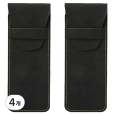 Misoroun 高級鋼筆保護套 筆袋, 4個, 黑色
