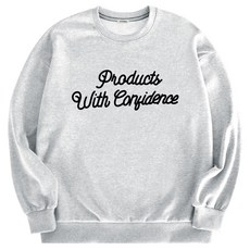 언터널 특양면 심플라운 오버핏 맨투맨