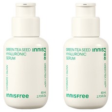 INNISFREE 台灣公司貨 綠茶籽玻尿酸保濕精華, 80ml, 2瓶