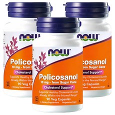 NOW Foods 甘蔗蠟萃取, 90顆, 3罐