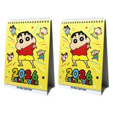 蠟筆小新 2026 直式桌曆, 混合色, 2個