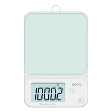 Kinyo 高精準料理秤, DS-018, 3kg, 綠色