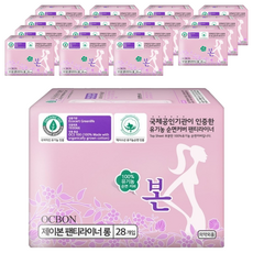 OCBON 本恩 護墊, 加長型(18cm), 28片, 16包