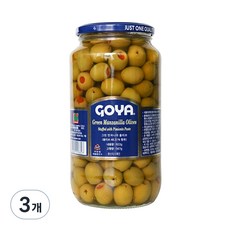 고야 그린 만자니아 올리브, 3개, 922g