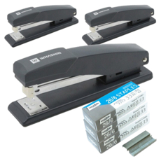 화신 130 스테이플러 + 33호단침, 차콜(스테이플러), 3세트