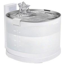 CHEERBLE 無泵無線寵物飲水機 E1+ 磁力供水 大容量儲水 低噪音運行 寵物飲水設備, 1台, 單一顏色