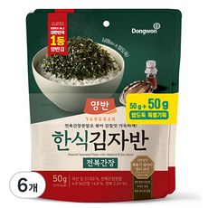 양반 한식 김자반 전복간장, 50g, 6개