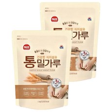 SAJO 全麥麵粉, 2個, 1kg