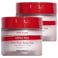 TONYMOLY 蘋果皮毛孔護理化妝水爽膚棉, 2個, 260ml