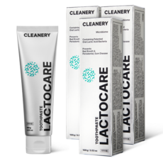 CLEANERY Lacto Care 牙膏, 3個, 100g