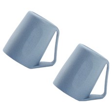 The Jaka 粉彩斜口漱口杯, 藍色, 2個