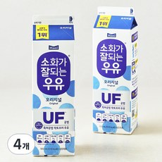 매일우유 소화가 잘되는 우유, 930ml, 4개