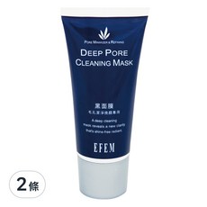 玩美日記 EFEM 黑面膜，毛孔潔淨挽顏專用，深層清潔面膜, 1條, 2條
