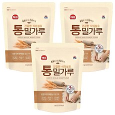 Haepyo 全麥麵粉, 3個, 1kg