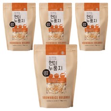 태광푸드 현미 누룽지, 1kg, 4개