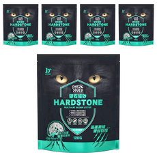 pet story 寵物物語 HARD STONE 硬石貓砂, 高山雪松香味, 12kg, 5袋