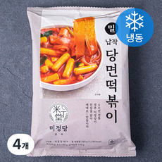 미정당 납작당면 떡볶이 (냉동), 4개, 580g