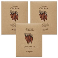 스킨푸드 캐롯 카로틴 카밍 워터패드 10g, 5매입, 3개