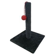 寵物夢工廠 劍麻貓抓柱, 黑色, 1個