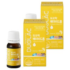 듀오락 베이비 드롭 프로바이오틱스 플러스 비타민D, 7.5ml, 2개