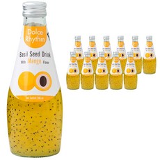 Dolce Rhythm 羅勒籽飲品 芒果口味, 12個, 290ml