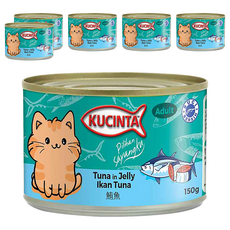 KUCINTA 科西塔 小貓罐, 鮪魚凍, 150g, 6罐