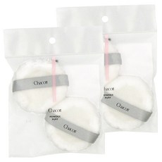 Chacott 蜜粉專用小粉撲 Set 2入, 直徑6x0.15cm, 2包