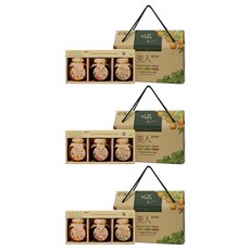 濟州物語美容纖維小液茶3種禮盒, Beauty Hallabong Tea 200g + 五味子茶 200g + 梅子茶 200g, 3組