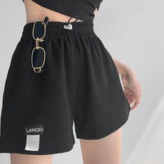 Goodif 女款寬鬆A字運動短褲