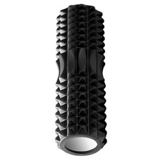 瑜珈按摩滾筒 加長月牙款, 黑色, 1個