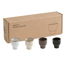 ERATO Siet 陶瓷燒酒杯4入禮盒組, 燒酒杯 4入, 1個