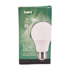 KAO'S 高氏 北極光球泡 10W, 自然光(F4000), 1個