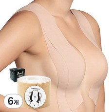 Jaeny Home 可裁剪膚色胸貼 6cm x 5m, 6個