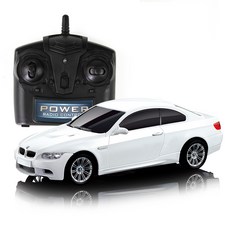 라이키드 무선조종 RC카 1:24 BMW M3 LIK-RC02, 화이트, 1개